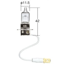 469 [補修バルブ H3 平端子 24V55W 1個入]