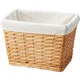 柳・ポプラ・布付きバスケット 45-03NA