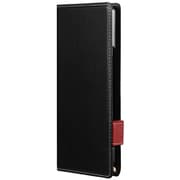 LN-23SX1BLP2BK [Xperia 1 V用 薄型・軽量 PUレザー 手帳ケース Twoal W ブラック]