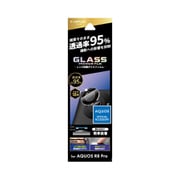 LN-23SQ2FGLENC [AQUOS R8 pro SH-51D レンズ保護 ガラスフィルム GLASS PREMIUM FILM レンズ一体型 スーパークリア 高透過度95％]