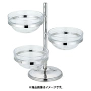 UK18-8サラダボールツリー 3段 PCサラダボール26cm付 NSLD103