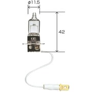 0464 [補修バルブ H3 平端子 24V55W 1個入]