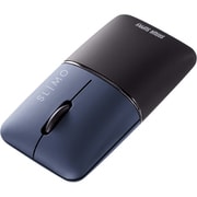 マウス Bluetooth 無線 ワイヤレス 静音 充電式 小型 超小型 軽量 スリム ブルーLED 左右対称 Type-C 3ボタン Bluetooth5.0 ネイビー MA-BBS310NV