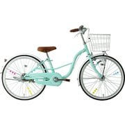 子ども用自転車 220 SHILEY(シャーリー) 22インチ 変速なし オートライト搭載 ライトグリーン SHL22HDC LGR