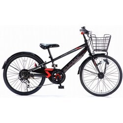 子ども用自転車 246スプレンディッドジュニアクロス 24インチ 外装6段変速 ブラック DP246CTBHDSNC BK