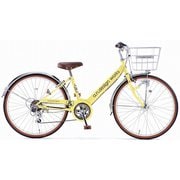 子ども用自転車 246 andesign works ジュニア BAA 24インチ 外装6段変速 クリームベージュ LKV246HDSNCBAA CR