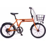 折りたたみ自転車 206 CORE CLIP(クリップ) 20インチ 外装6段変速 オレンジ HL206FDBHD-SNC OG