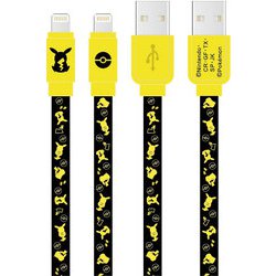 Lightning同期充電ケーブル USB A - Lightning 1.2m ポケットモンスター ピカチュウ POKE-823A
