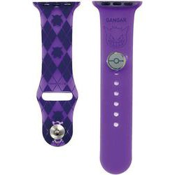 POKE-844B [シリコンバンド Apple Watch 41/40/38用 ポケットモンスター ゲンガー]