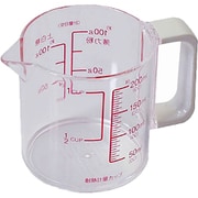 Simple use 耐熱計量カップ 200ml 電子レンジ対応 食洗機対応 日本製 ホワイト CC-1653
