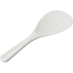 Simple use しゃもじ ダブルエンボス やわらか 食洗機対応 日本製 ホワイト CC-1657