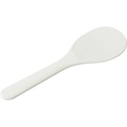 Simple use しゃもじ デコボコ ちょっと大きめ 食洗機対応 日本製 ホワイト CC-1660