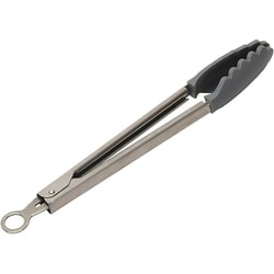 Simple use クッキング トング 27cm シリコーン 食洗機対応 グレー CC-1671