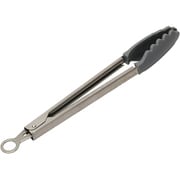 CC-1671 [Simple use クッキング トング 27cm シリコーン 食洗機対応 グレー]