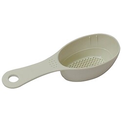 Simple use 粉ふり スプーン 食洗機対応 日本製 ホワイト CC-1699