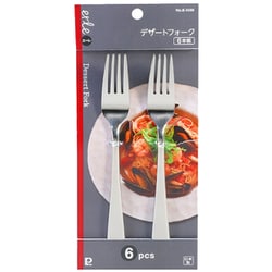 エーレ デザートフォーク 6本組 ステンレス製 食洗機対応 日本製 B-5589