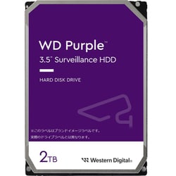WD Purplesシリーズ ハードディスクドライブ 2TB WD23PURZ