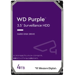 WD Purplesシリーズ ハードディスクドライブ 4TB WD43PURZ