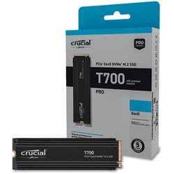 内蔵型SSD cruucial T700 gen5 1TB CT1000T700SSD5JP ヨドバシ.com - crucial クルーシャル 内蔵SSD Crucial T700