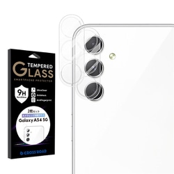 2枚組 Galaxy A54 5G カメラ 2眼 レンズ 保護フィルム ガラスフィルム硬度9H クリア CRCG-GXA54