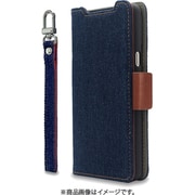 CR_P7ACSDNNJ_ID [Pixel 7a 5G 対応 手帳型ケース カード収納/ストラップ付き NU JEANS インディゴ]