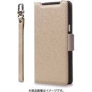 CR_P7ACSPLNU_BG [Pixel 7a 5G 対応 手帳型ケース カード収納/ストラップ付き NU ベージュ×グレー]