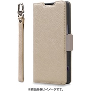 CR_X15CSPLNU_BG [Xperia 1 V 対応 手帳型ケース カード収納/ストラップ付き NU ベージュ×グレー]