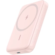 Anker 321 MagGo Battery (PowerCore 5000) 小型マグネット式 ワイヤレス充電対応 モバイルバッテリー ピンク A1616051
