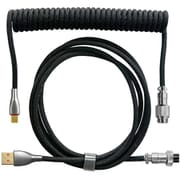 Type-Cカスタムコイルケーブル 1.8m ブラック FUSB-KBACC18BK