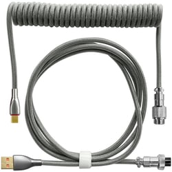 Type-Cカスタムコイルケーブル 1.8m グレー FUSB-KBACC18GY
