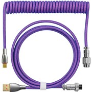 Type-Cカスタムコイルケーブル 1.8m パープル FUSB-KBACC18PU