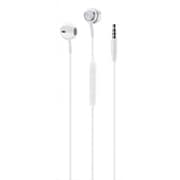 Capsule Earphones iPhone スマホ用 3.5mm対応 マイク付イヤホン 白 AUCAPSULEMSREMOTEW
