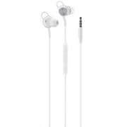 In-Ear Earphones iPhone スマホ用 3.5mm対応 カナル型マイク付イヤホン 白 AUINEARMSREMOTEW