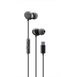CLOUD In-Ear スマホ用 Type-C対応 マイク付カナル型イヤホン 黒 AUINEARTYPECK