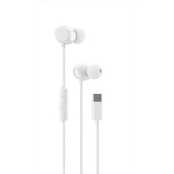 CLOUD In-Ear スマホ用 Type-C対応 マイク付カナル型イヤホン 白 AUINEARTYPECW