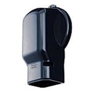 DAS280PB [スッキリダクト 壁面取出しカバーPタイプ80型 ブラック]