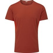 Sonic Ultra Tee QBL-18 Red Clay/Fire Lサイズ(日本：XLサイズ) [ランニングウェア シャツ メンズ]