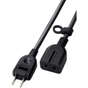 シャッター付き 電源延長コード 3m 2P 1個口 ブラック T-X01-2130BK