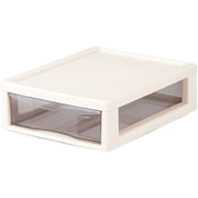 書類収納 レターケース 幅32.3cm×奥行40.6cm×高さ12cm 日本製 アプロスB4 深1段 アイボリー