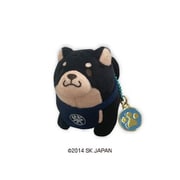 忠犬もちしば ボールチェーンぬいぐるみ チャーム付き ごま [キャラクターグッズ]
