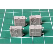 E-077 1/35 現用 アメリカ 25mm M242ブッシュマスター機関砲弾薬ケース（M2/M3ブラッドレー/LAV-25用） 4個入 [プラモデル用パーツ]