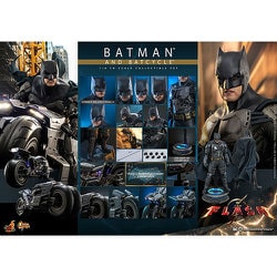 ヨドバシ.com - ホットトイズ HOT TOYS ムービー・マスターピース 1/6スケールフィギュア ザ・フラッシュ バットマン＆バットサイクル  [塗装済可動フィギュア 全高約330mm/全長約570mm] 通販【全品無料配達】