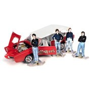 AWSS144 1/18 モンキーモービル レッド/ホワイト [ダイキャストミニカー]