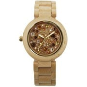 WE WOOD(ウィーウッド) ALNUS BEIGE TOPAZ レディース 木製バンド 9818084