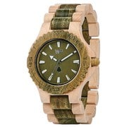 WE WOOD(ウィーウッド) DATE beige army メンズ 木製バンド 9818100