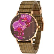 WE WOOD(ウィーウッド) AURORA FLOWER NUT レディース 木製バンド 9818187