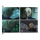 キャラクターグッズ 劇場版 名探偵コナン 黒鉄の魚影 場面写 クリアファイル 2枚セット H