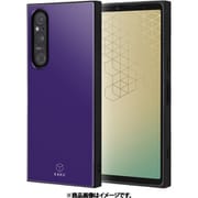INQ-RXP1M5K3TB/V [Xperia 1 V用 耐衝撃ハイブリッドケース KAKU パープル]
