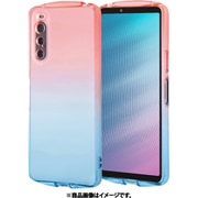 IN-RXP10M5TC12/RAM [Xperia 10 V用 耐衝撃 TPUソフトケース グラデーション GREA レッド/ブルー]
