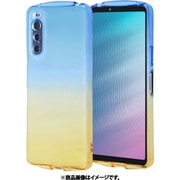 IN-RXP10M5TC12/AYM [Xperia 10 V用 耐衝撃 TPUソフトケース グラデーション GREA ブルー/イエロー]